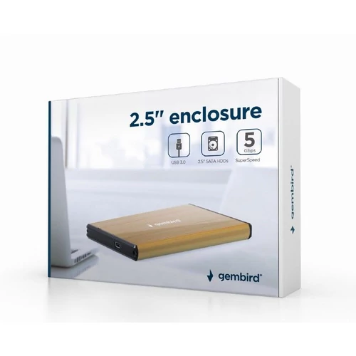 Gembird EE2-U3S-3-GL USB3.0 2,5