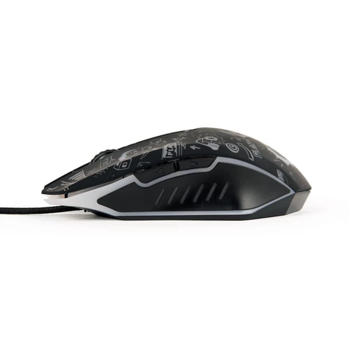 Gembird MUS-6B-GRAFIX-01 optical mouse Black