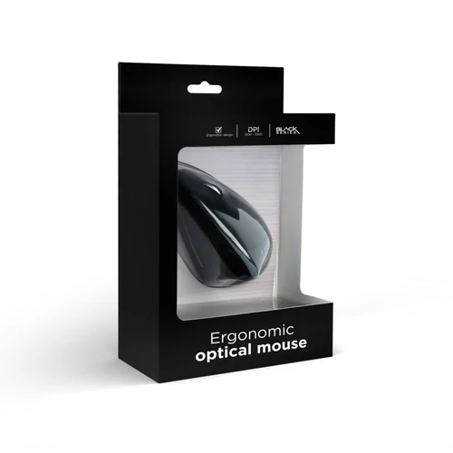 Gembird MUS-ERGO-01 Ergonomic mouse Black