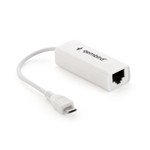 Gembird NIC-MU2-01 microUSB 2.0 LAN Adapter for mobile devices White