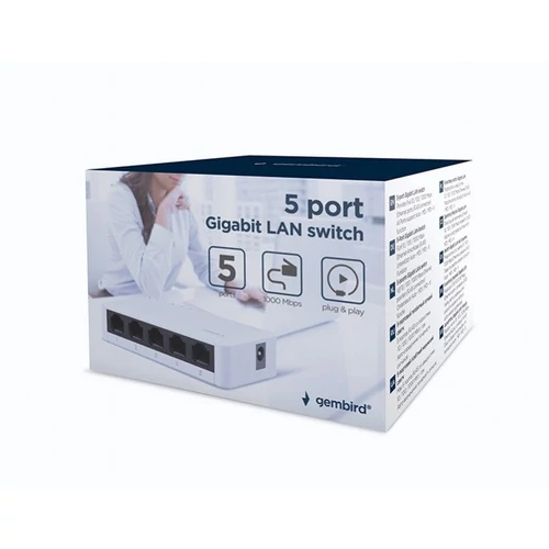 Gembird NSW-G5-01 5-port Gigabit LAN switch