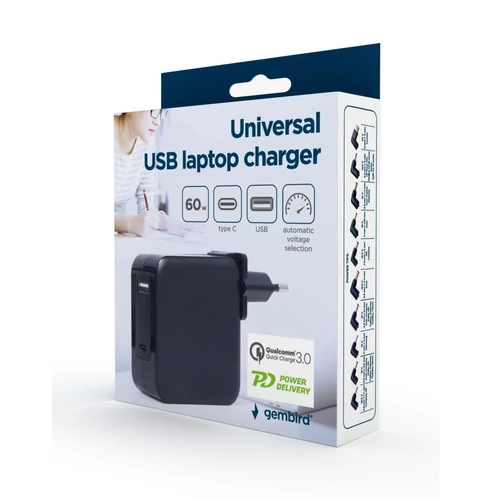 Gembird Universal USB Laptop Charger