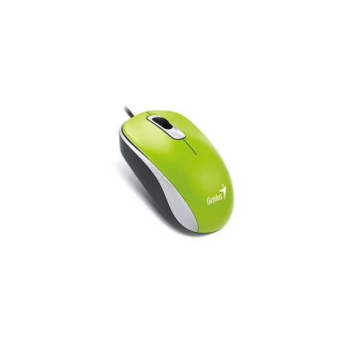 Genius DX-110 USB zöld-fekete egér