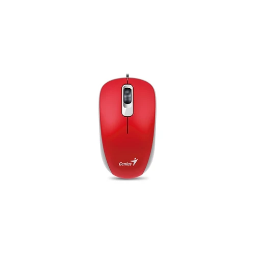 Genius DX-110 USB piros-fekete egér