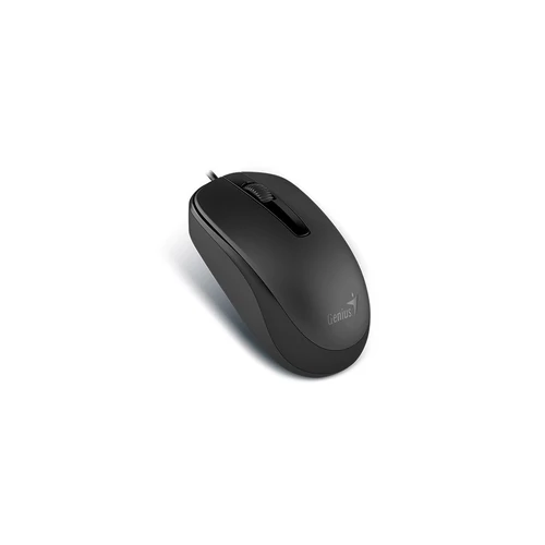 Egér, vezetékes, optikai, normál méret, USB, GENIUS 