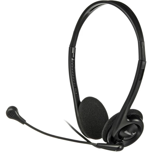 Genius HS-200C jack fekete headset