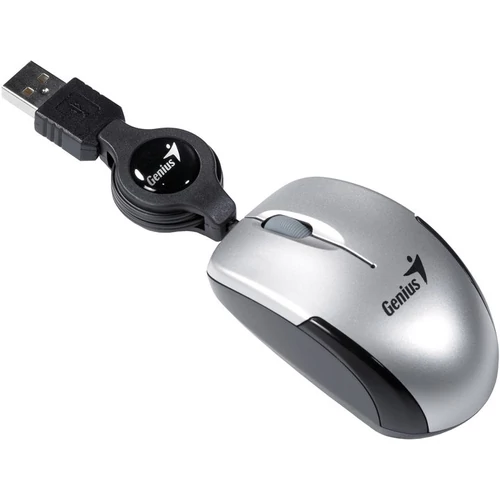 Genius MicroTraveler v2 USB ezüst notebook egér