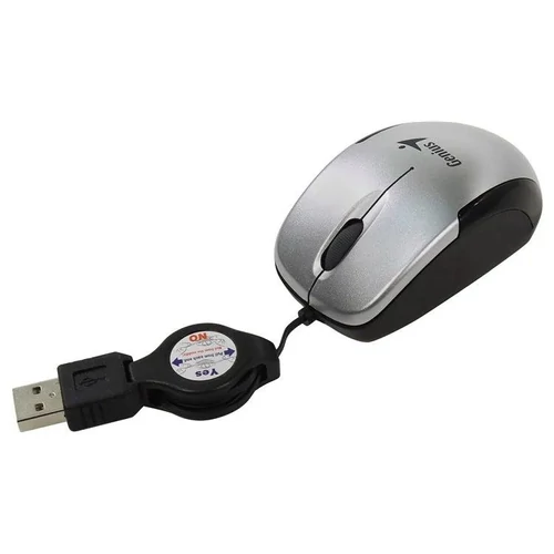 Genius MicroTraveler v2 USB ezüst notebook egér