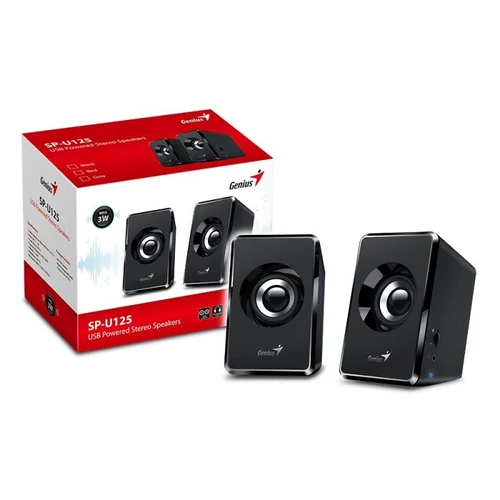 Hangszóró, 2.0, 3W, USB táp, GENIUS 