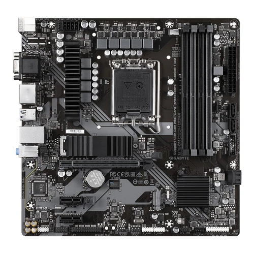 Gigabyte Alaplap - Intel B760M DS3H DDR4 s1700 (B760, 4xDDR4 3200MHz, DP/HDMI, 4xSATA3, M.2, 6xUSB2.0, 6xUSB3.1)