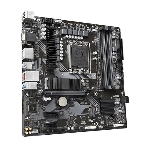 Gigabyte Alaplap - Intel B760M DS3H DDR4 s1700 (B760, 4xDDR4 3200MHz, DP/HDMI, 4xSATA3, M.2, 6xUSB2.0, 6xUSB3.1)