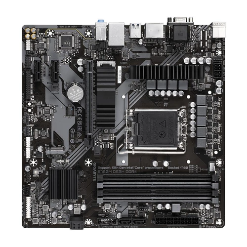 Gigabyte Alaplap - Intel B760M DS3H DDR4 s1700 (B760, 4xDDR4 3200MHz, DP/HDMI, 4xSATA3, M.2, 6xUSB2.0, 6xUSB3.1)