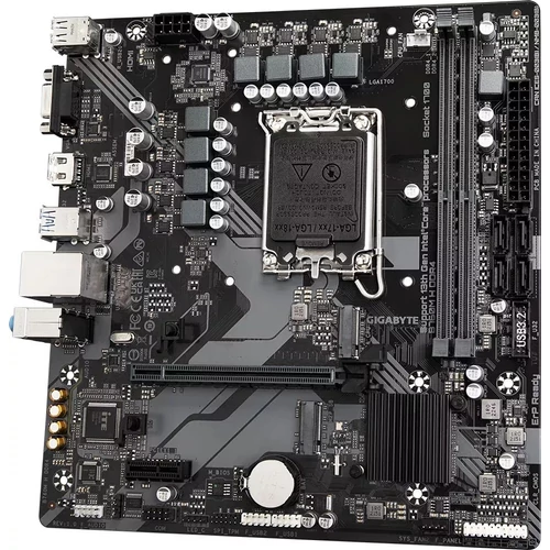 Gigabyte Alaplap - Intel B760M H DDR4 s1700 (B760, 2xDDR4 3200MHz, D-SUB/HDMI, 4xSATA3, M.2, 6xUSB2.0, 6xUSB3.1)