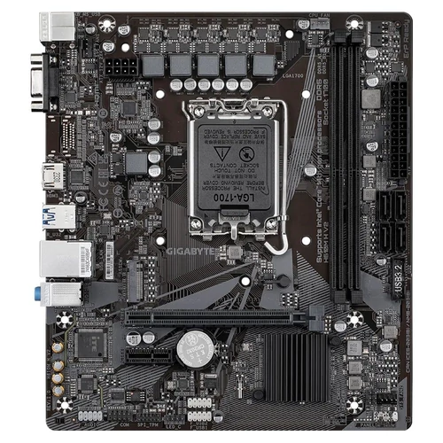 Gigabyte Alaplap - Intel H610M H V2 s1700 (H610, 2xDDR5 4800MHz, 1xGBE LAN, 4xSATA3, M.2, 8xUSB2.0, 4xUSB3.1)