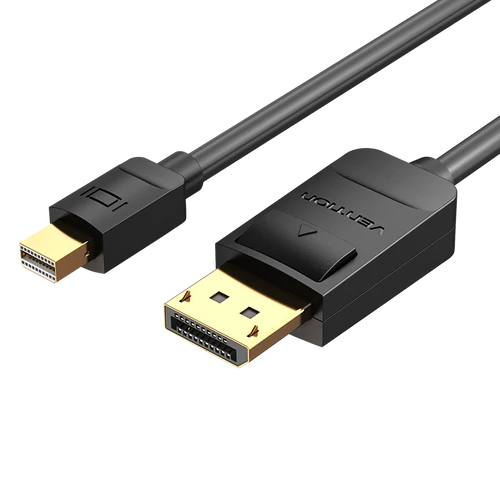 KÁBEL mini DP -> DP 2m fekete, Vention