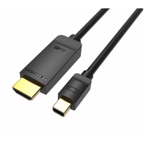 KÁBEL mini DisplayPort -> HDMI ,(fekete), 1,5m, Vention