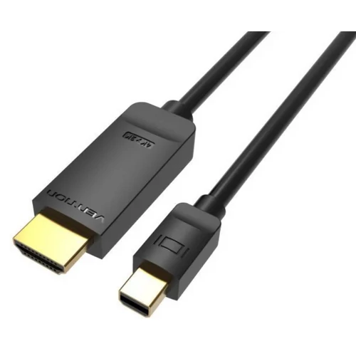 KÁBEL mini DP 4K -> HDMI, 3m, (fekete), Vention