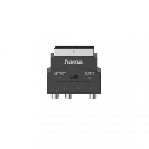 Hama 205268 FIC AV SCART-3RCA-SVHS be/ki adapter