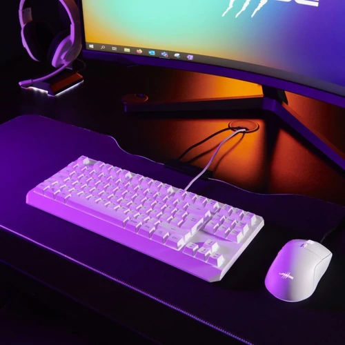 Billentyűzet vezetékes URAGE Exodus 220TKL RGB fehér