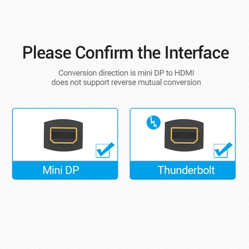 ADAPTER DP -> HDMI/F 4K, Vention