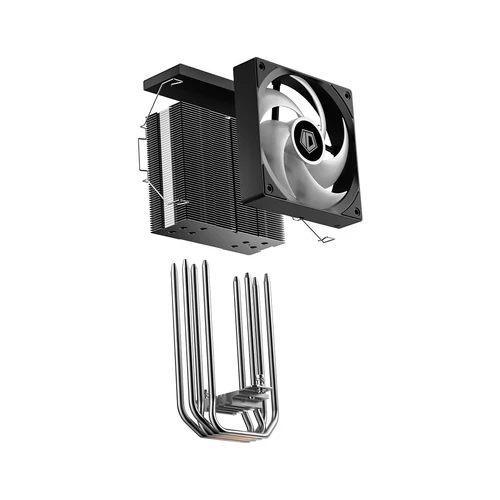 ID-Cooling CPU Cooler - SE-214-XT V2 ARGB (27,7dB; max. 98,54 m3/h; 4pin, 4 db heatpipe, 12cm, PWM, A-RGB LED)