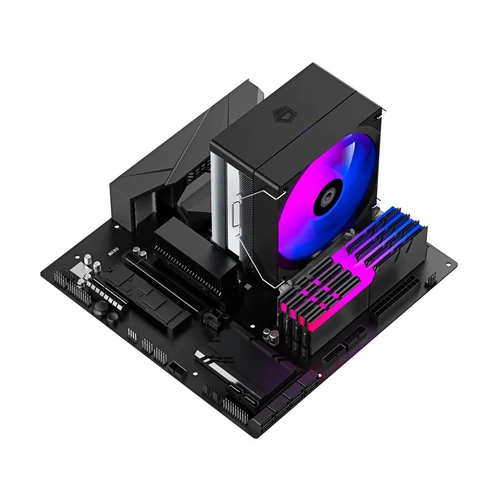 ID-Cooling CPU Cooler - SE-214-XT V2 (27,2dB; max. 98,54 m3/h; 4pin, 4 db heatpipe, 12cm, PWM)