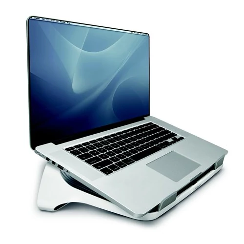 Laptop állvány, FELLOWES I-Spire Series™, fehér-grafitszürke