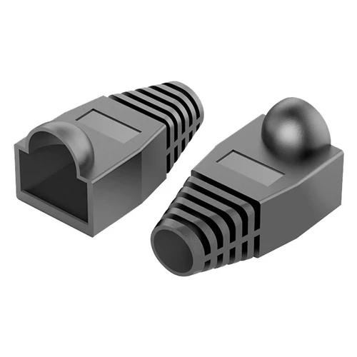 VÉDŐBURKOLAT RJ45 (PVC, fekete), 50 darab, Vention