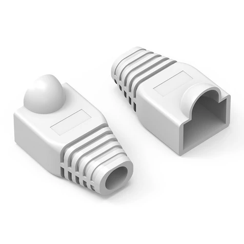 VÉDŐBURKOLAT RJ45 (fehér, PVC), 50 darab, Vention