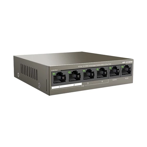 IP-COM F1106P-4-63W 6-Port 10/100M Desktop Switch with 4-Port PoE