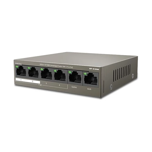 IP-COM F1106P-4-63W 6-Port 10/100M Desktop Switch with 4-Port PoE