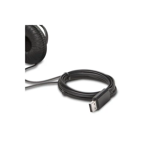 Fejhallgató, mikrofonnal, USB-A, KENSINGTON