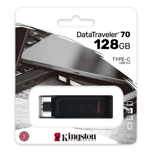 Kingston 128GB USB3.2 C DataTraveler 70 (DT70/128GB) pendrive