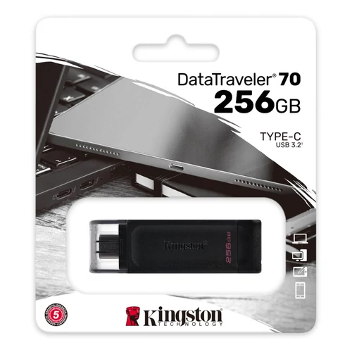 Kingston 256GB USB3.2 C DataTraveler 70 (DT70/256GB) pendrive