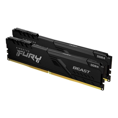 Kingston 32GB/3200MHz DDR-4 (Kit of 2) 1Gx8 FURY Beast Black (KF432C16BB1K2/32) memória