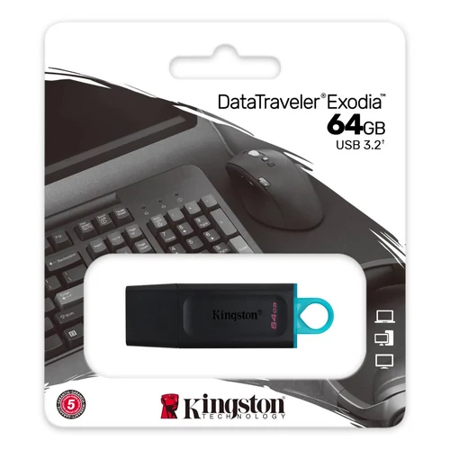 Kingston 64GB USB3.2 DataTraveler Exodia (DTX/64GB) pendrive