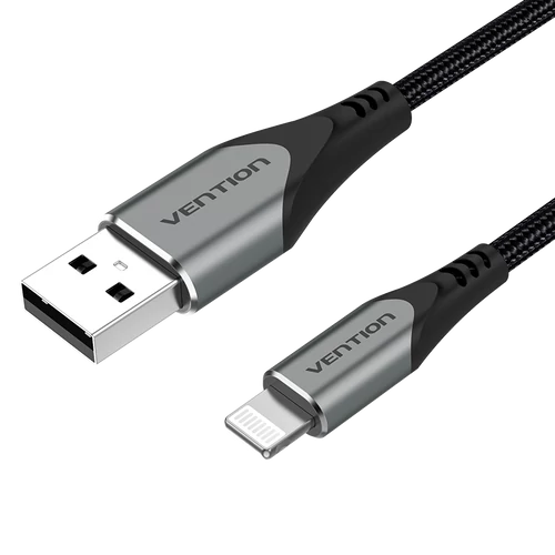 KÁBEL USB-A 2.0 -> Lightning, 0,5m, Vention