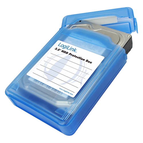 Logilink HDD Protection Box for 3,5" Blue