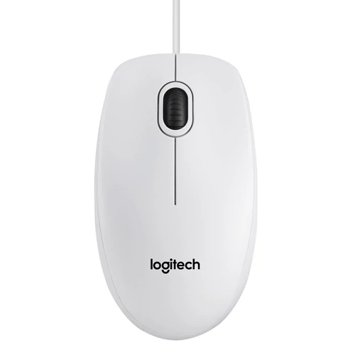 Logitech OEM B100 USB fehér egér