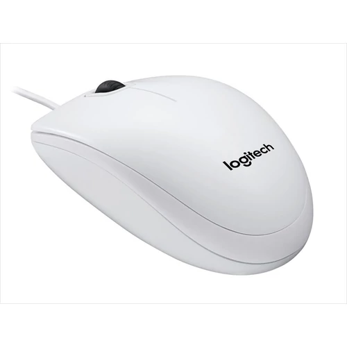 Logitech OEM B100 USB fehér egér