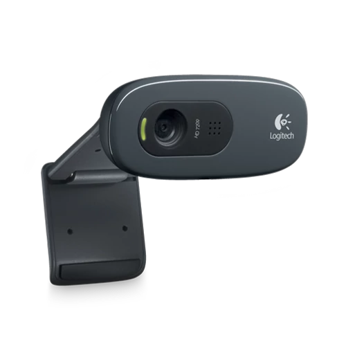 Logitech C270 720p fekete mikrofonos webkamera