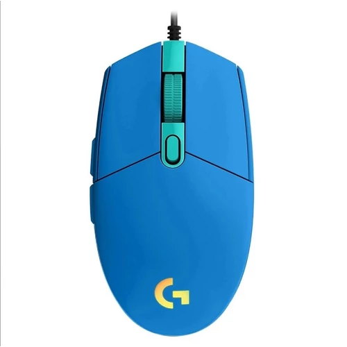 Logitech G102 Lightsync kék gamer egér