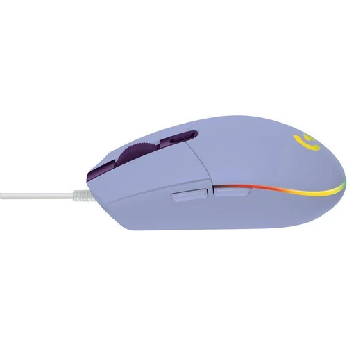 Logitech G102 Lightsync lila gamer egér