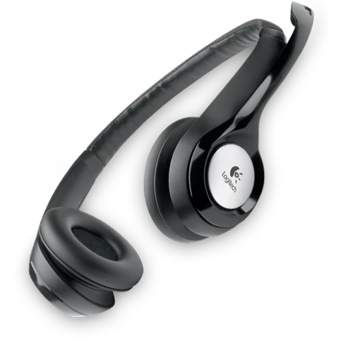 Fejhallgató, mikrofonnal, USB csatlakozás, LOGITECH 