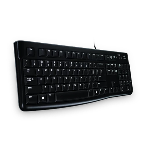 Logitech K120 HUN USB fekete OEM billentyűzet
