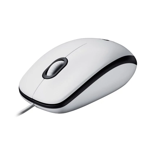 Logitech M100 USB fehér egér