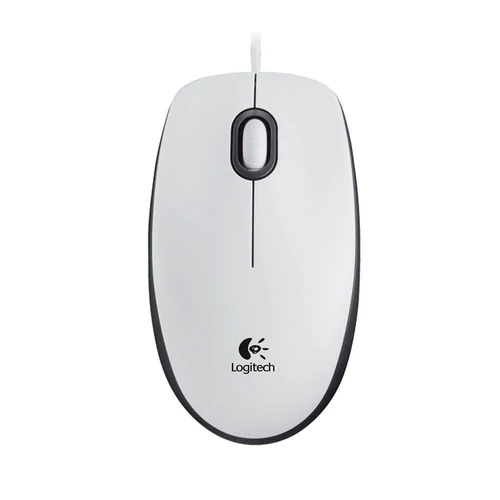 Logitech M100 USB fehér egér