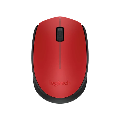 Logitech M171 vezeték nélküli piros notebook egér