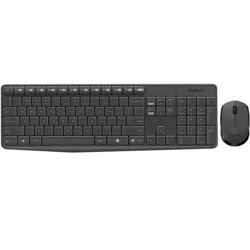Logitech MK235 HUN fekete vezeték nélküli billentyűzet + egér