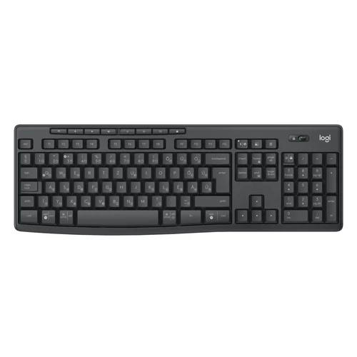 Logitech MK370 Wireless billentyűzet + optikai egér Black HU